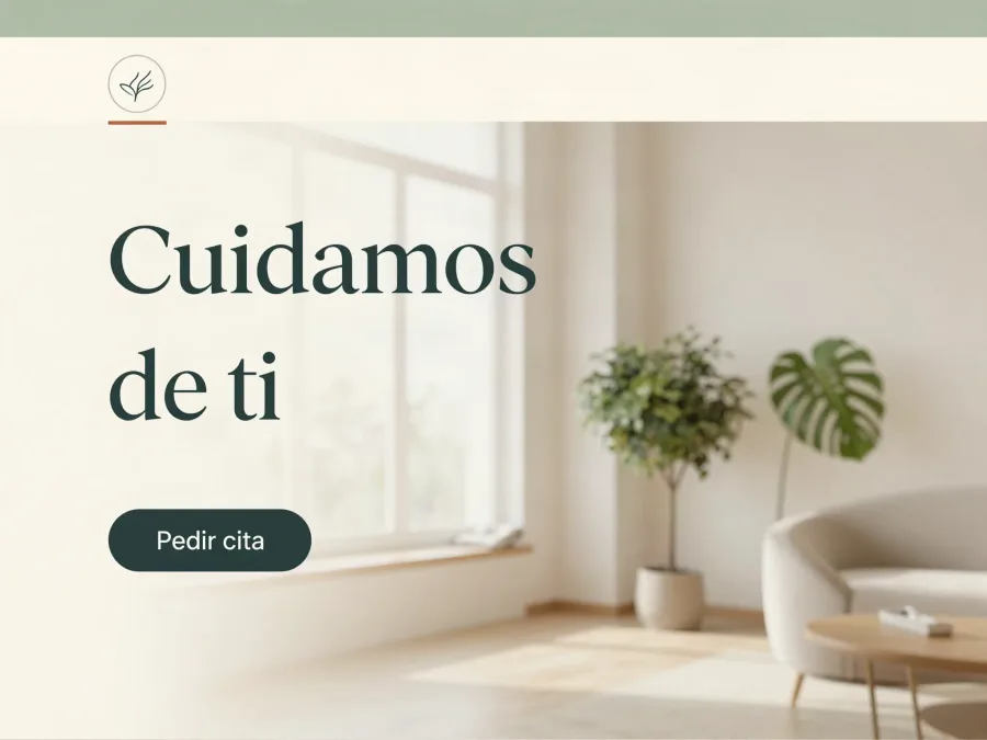 Web de clínica rediseñada por Stencaster, ejemplo del sistema de componentes